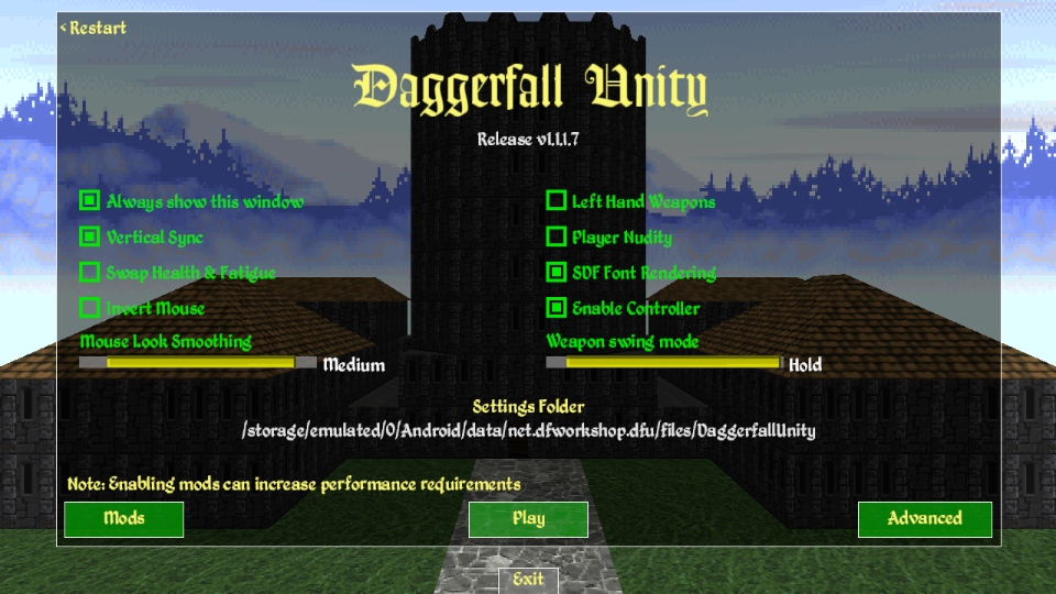 上古卷轴2匕首雨手机版(Daggerfall Unity) 1.1.1.7Android版 角色扮演 封面